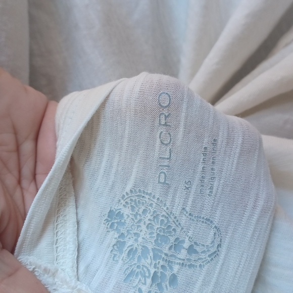 Anthropologie-  Pilcro Ruffled Open Back Top - Picture 7 of 9